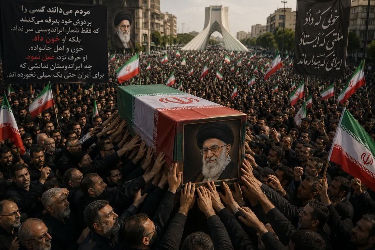 1060bita's tweet photo. وداع امروز فقط خداحافظی نیست؛ مواجهه یک ملت با میراث فکری و معنوی است که باید فهم و منتقل شود.
#باید_برخاست #بدرقه_سید_خراسانی https://t.co/tseIB5RT2T
