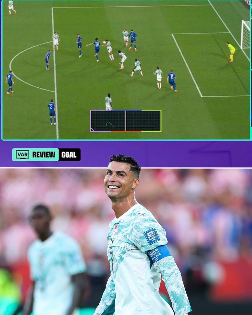 TruthOnPitch's tweet photo. 🚨 𝐓𝐇𝐄 𝐒𝐄𝐍𝐒𝐎𝐑 𝐒𝐀𝐕𝐄𝐃 𝐏𝐎𝐑𝐓𝐔𝐆𝐀𝐋! 

Croatia’s goal was disallowed because of a sensor inside the ball that detects every single touch. The graphic at the bottom proves that the ball was indeed touched 🌎‼️ https://t.co/26Uh2rHS3q