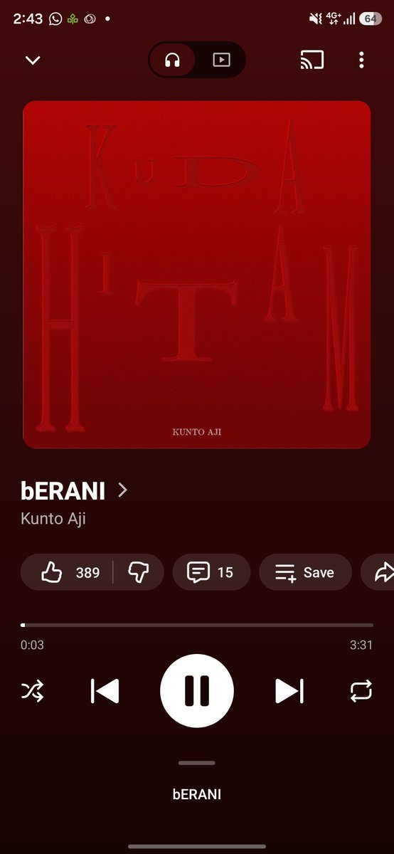 MRikiEffendi's tweet photo. Di jaman yang udah digital gini bikin single tapi diujung lagu dibikin fade out padahal belum tuntas untuk apa deh 😅 https://t.co/MSk22qJDOG