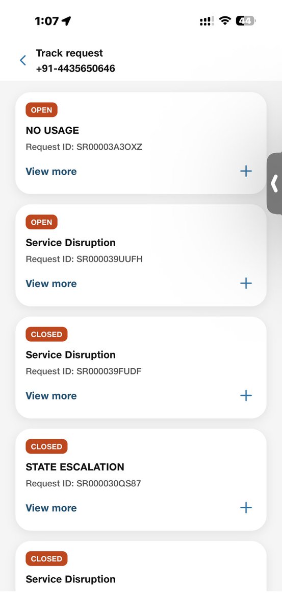 khulli's tweet photo. @JioCare 
Jio fibre internet disruption every month and it takes minimum 7 days to resolve and that too after frequent follow up as calls and mail daily.getting totally frustrated and worst service network so cancelling ( customer since 2017)and moving to another network https://t.co/CwkgbLVjWs