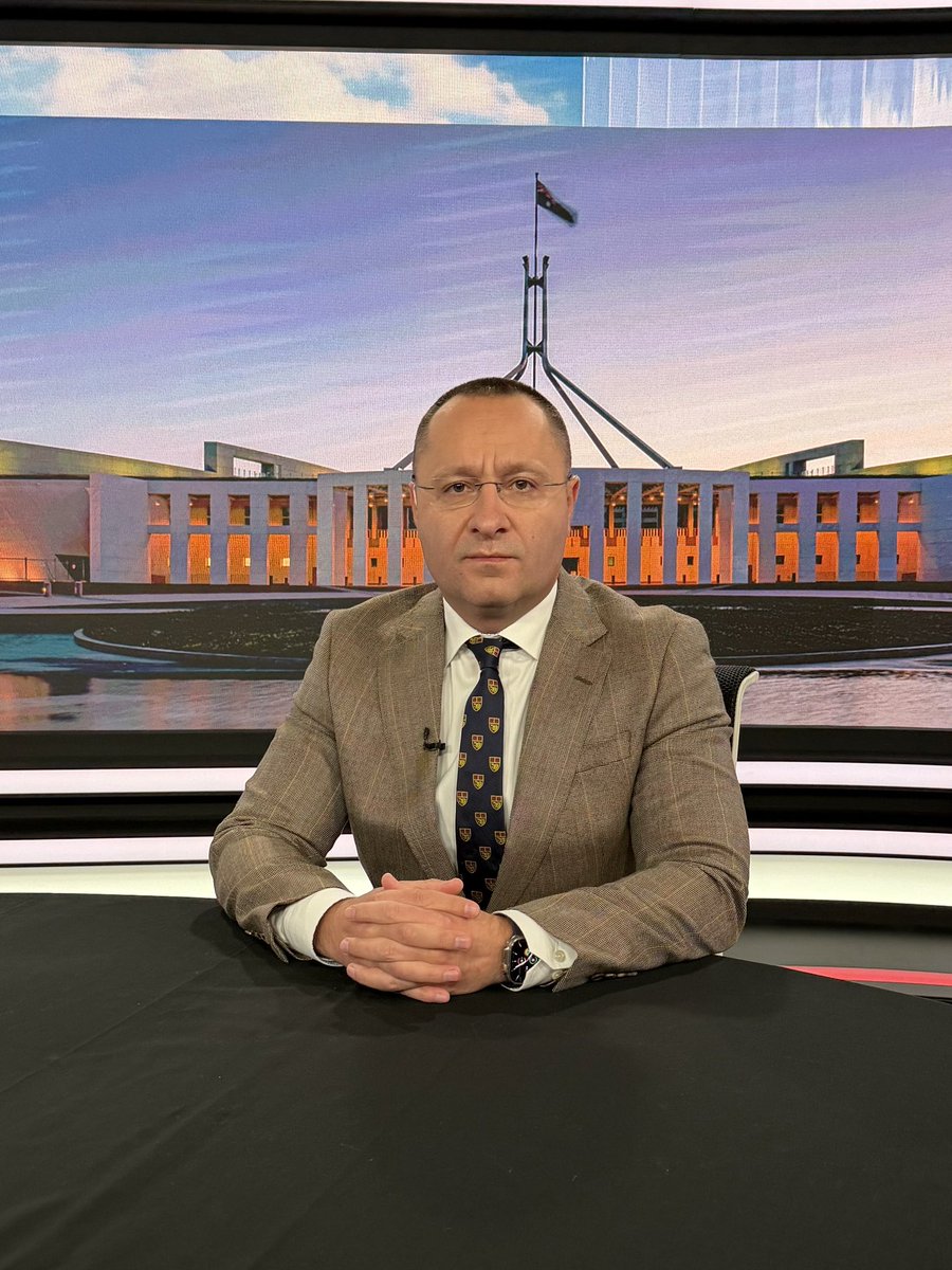 AmbVasyl's tweet photo. It was a pleasure to join @SkyNewsAust  to discuss how Ukraine's wartime innovation is reshaping the future of defence—and why these lessons matter for Australia.

Ukraine has transformed itself into a global leader in defence technology by rapidly developing drones, counter-drone systems, AI-enabled capabilities and battlefield software. Innovation, adaptability and close cooperation between the military, industry and engineers have become decisive advantages on the modern battlefield.

These are not just lessons for Ukraine. They are highly relevant to Australia's own defence preparedness and sovereign defence industry.

You can watch it here: https://t.co/SL3KgVGoVN