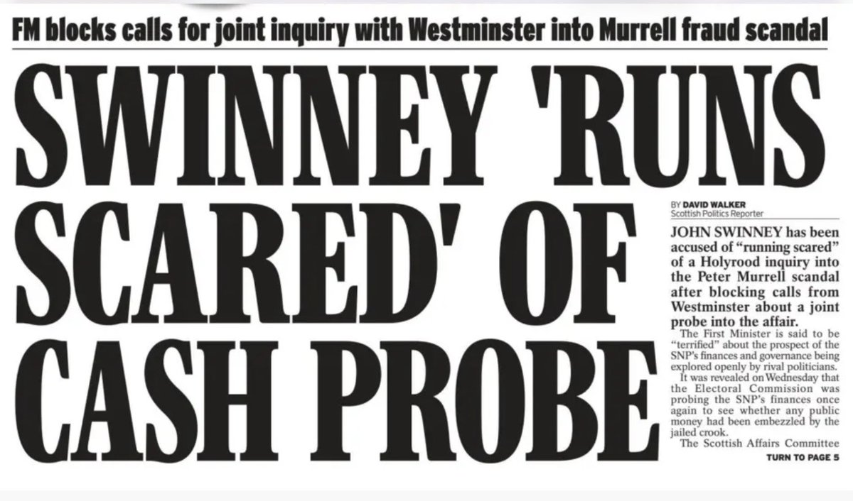 Fyrishsunset's tweet photo. Wee, sleekit, cowrin, tim'rous Swinney, 
O, what a panic's in thy pinny … 😃

First Minister BLOCKS calls for joint Westminster/  Holyrood inquiry into his party’s murky financial affairs. https://t.co/kYiNQX4eOR