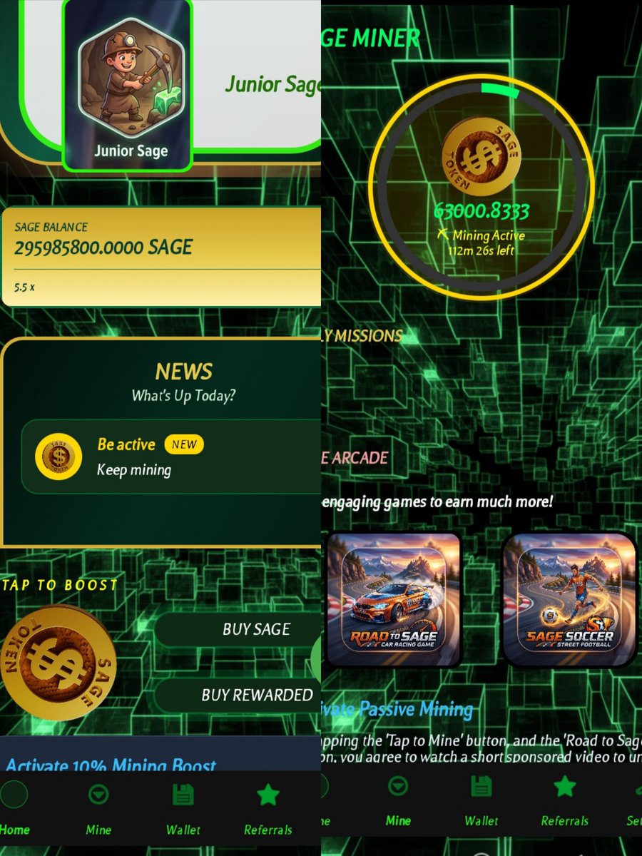 MAVERICK2ki's tweet photo. 📲 More than an app—it's your gateway to the SAGE Ecosystem.

With the SAGE App, you can stay updated, participate in the community, and explore everything the ecosystem has to offer from one place.

Connect. Engage. Grow. 🌱🚀
@Bl0ckchainsage @Sagetokens https://t.co/g0lH3ZqV3M
