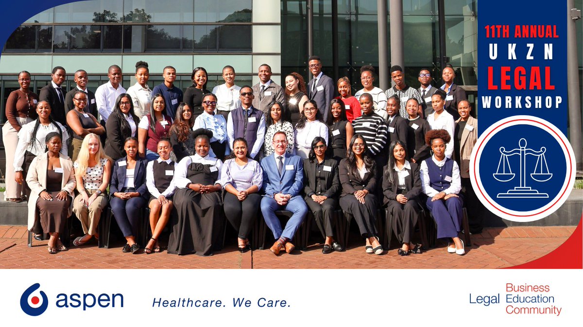 aspenpharma's tweet photo. Reflecting on another successful UKZN Legal Workshop—empowering future legal professionals through knowledge sharing, collaboration, and professional development.
#AspenWeCare #UKZNLegalWorkshop #FutureLegalProfessionals #AspenPeople #LearningTogether #ProudlyAspen https://t.co/Oc3WWJOZPk