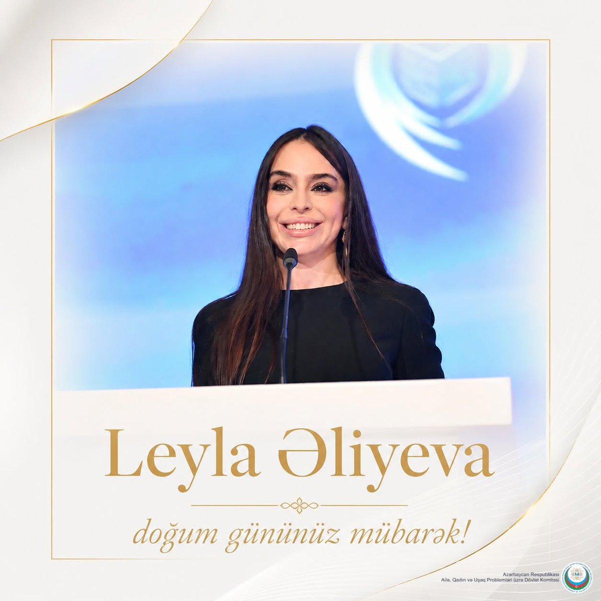 AileQadinUsaq's tweet photo. 🌷Bu gün Heydər Əliyev Fondunun vitse-prezidenti,  IDEA İctimai Birliyinin təsisçisi və rəhbəri Leyla Əliyevanın doğum günüdür.

💐Doğum günü münasibətilə Leyla xanım Əliyevanı səmimi-qəlbdən təbrik edir, həyata keçirdiyi nəcib fəaliyyətində davamlı nailiyyətlər arzulayırıq. https://t.co/DUPojPQ9ZR