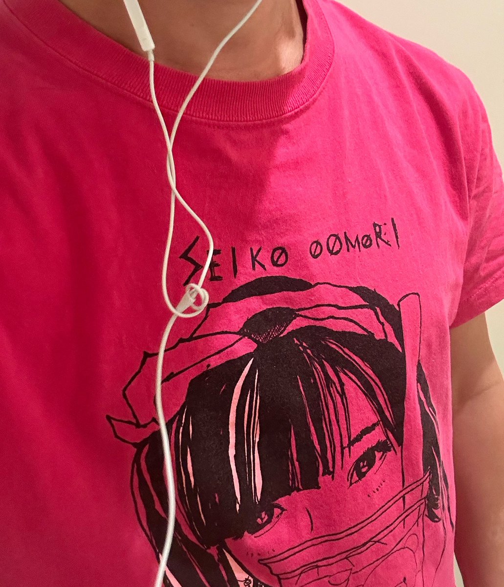 久しぶりに袖を通した大森靖子峯田Tシャツ