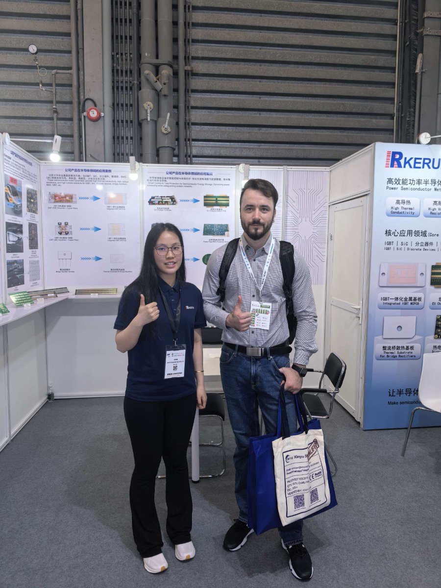 keruipcb's tweet photo. ✨ That's a wrap on electronica China 2026!
Thank you to everyone who visited the KeRui booth. We truly appreciate every conversation and connection.
See you at the next show—and feel free to DM us for your PCB needs!
#KeRui #PCB #PCBManufacturer #MCPCB #FR4 #electronicaChina https://t.co/qRbGewMOn5