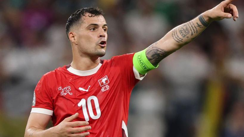 JacobsBen's tweet photo. 🗣️ Granit Xhaka on his future. "That's not my job [to talk about a potential move to Chelsea]. I have my management for that. I want to concentrate fully on the World Cup."

Chelsea pursuit of Xhaka active despite Sunderland's not-for-sale position.🇨🇭 https://t.co/KiP6JDZEld