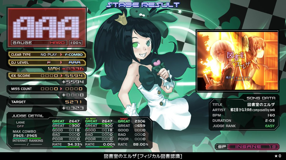 _komj's tweet photo. st0 図書室のエルザ [フィジカル図書認識] FC
st2 unripe [DOWNPOUR] BP5 https://t.co/zvalui6O86