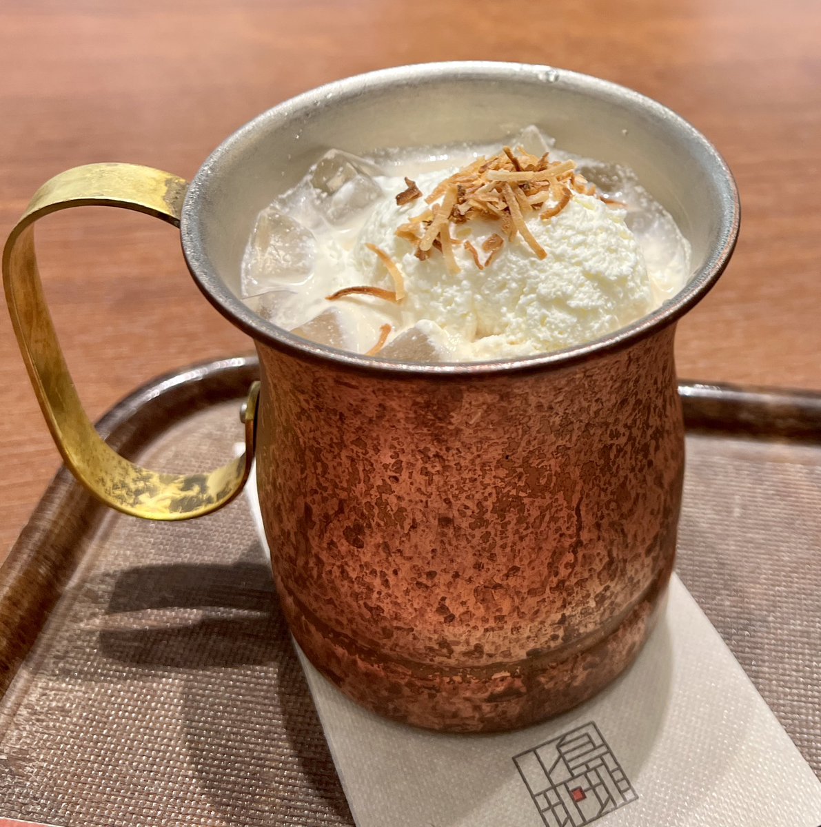 長谷川あかりさんのリポストを見て飲んできたw上島珈琲店「ココナッツ