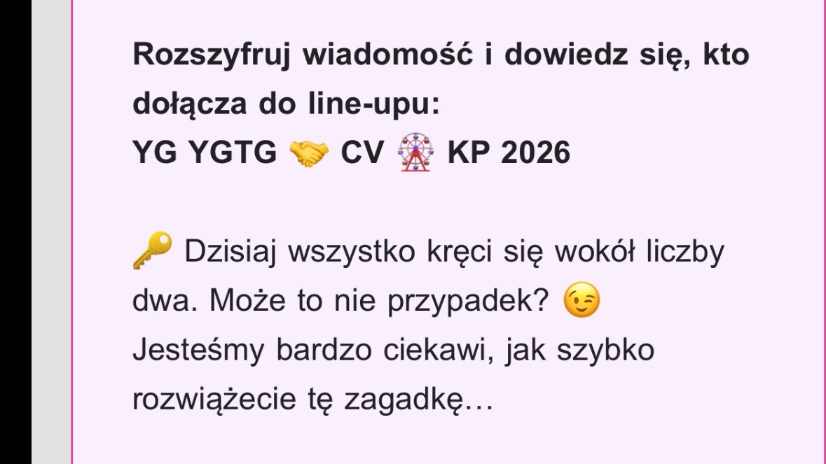 Tusiaxo1's tweet photo. NIE BO TO MA TERAZ SENS

WE WERE TOGETHER/ BACK (bo reunion) AT FESTIVAL IN 2026 = coachella 

NO I 2 BO 2. GENERACJA I 20- LECIE DEBIUTU 

JAPIERDOLE TO MA SENS

BIGBANG W POLSCE https://t.co/9MK6xBxQRt