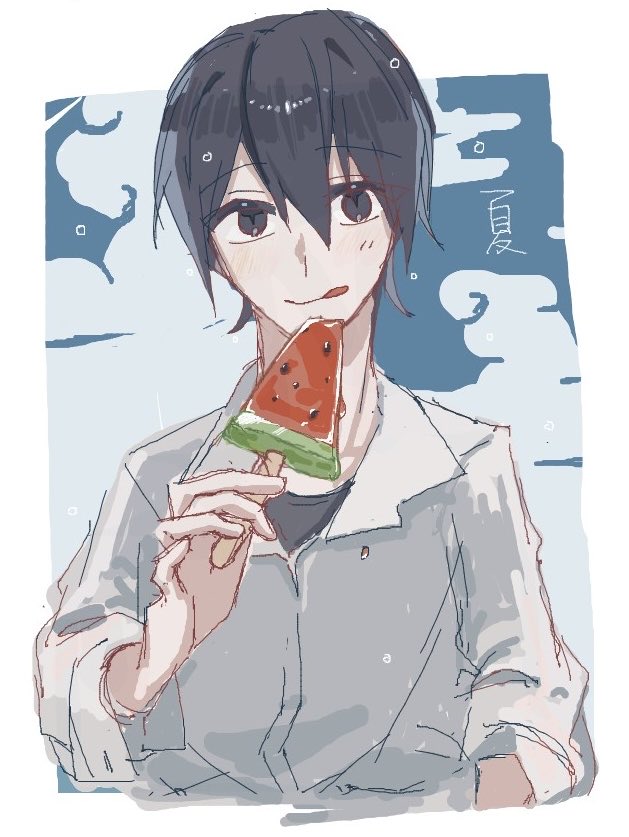 orca1s's tweet photo. 夏だね〜スイカバー食べたいね〜 https://t.co/SzdJDH3XPf