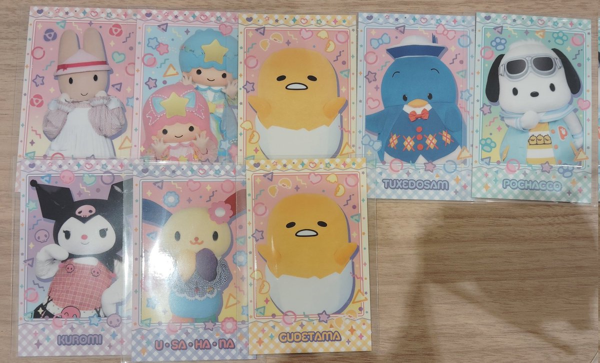 SAfbZ6YUTy59881's tweet photo. 『サンリオ　キャラポトレ　交換』
譲→画像
求→ばつ丸
郵送のみ
条件の良い方優先
検索からでもお気軽にお声がけください！ https://t.co/QPitKGJ7qw