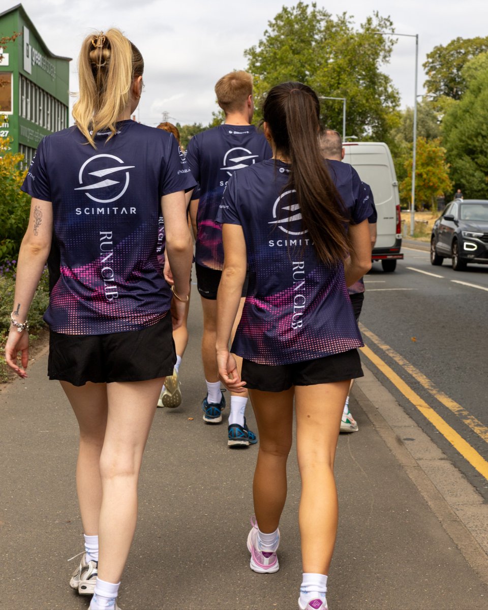ScimitarCustom's tweet photo. The best team-building doesn't always happen in the office. 

Corporate run clubs are helping colleagues connect, stay active, and represent their company with pride 🏃‍♂️ 

At Scimitar, we create fully bespoke running kits to help businesses build stronger communities, support employee wellbeing, and stand out.

✔ Fully customised designs
✔ High-performance technical fabrics
✔ Men's & women's fit options
✔ Perfect for corporate run clubs, charity challenges, and races.

Whether you're launching a new run club or refreshing your existing kit, we'd love to help bring your vision to life. 

Get in touch to learn more about our custom running apparel and more for your organisation!  📩

#RunningClub #CorporateRunning #EmployeeWellbeing #CustomSportswear #TeamCulture