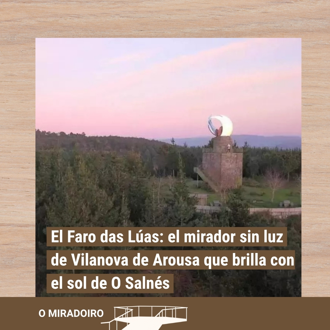 omiradoiro's tweet photo. El Faro das Lúas: la torre de piedra que ilumina Vilanova de Arousa sin electricidad. 🌅⛰️

Situado en la comarca de O Salnés, este torreón de nueve metros de altura desafía el concepto tradicional de faro al funcionar como una linterna que brilla gracias al reflejo del sol.
👇 https://t.co/8pREvlCrZ2