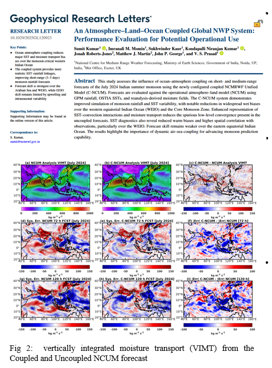 ncmrwfmoes's tweet photo. New publication from @ncmrwfmoes documents the evaluation and potential use of an Atmosphere–Land–Ocean Coupled Global NWP System for Operational Use. Congratulations Kumar et al. https://t.co/BwfjXqSixF https://t.co/3rhy3z4CC6