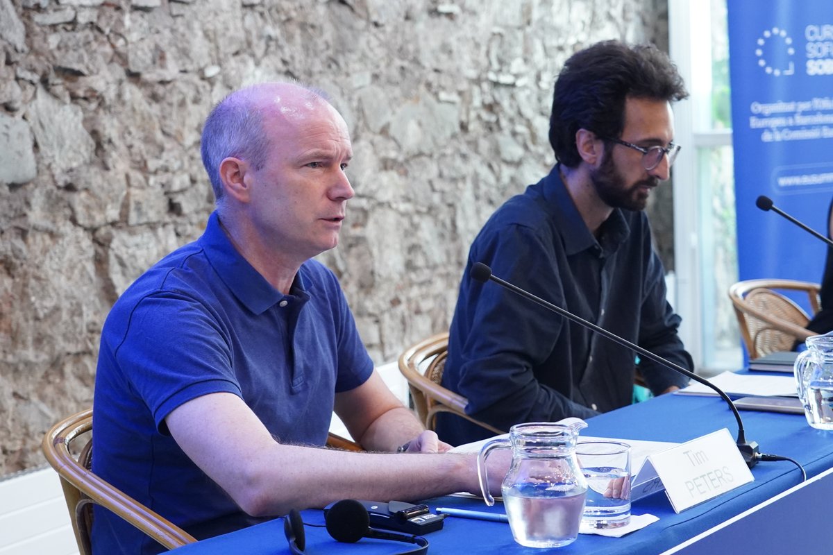 CidobBarcelona's tweet photo. @RihoTerras @anafuentesf @EU_Budget El VI Curs d’estiu Sofia Corradi sobre la Unió Europea finalitza amb una taula rodona amb @TimPeEU i @BurgueteVidal, que aborda la proposta de pressupost de la Comissió Europea i les negociacions que estan tenint lloc. Moltes gràcies a tots i totes per participar un any més! https://t.co/QIqGG05EEu