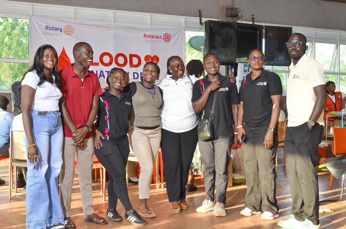 Rotaractmild's tweet photo. We started the new Rotary year the best way we know how—through service. 🩸❤️

On 1st July, alongside Rotary Lubowa and fellow Entebbe Corridor clubs, we hosted a successful blood donation drive at Taibah, giving the gift of life and setting the tone for a year of impact. https://t.co/rNvI9ESEKb
