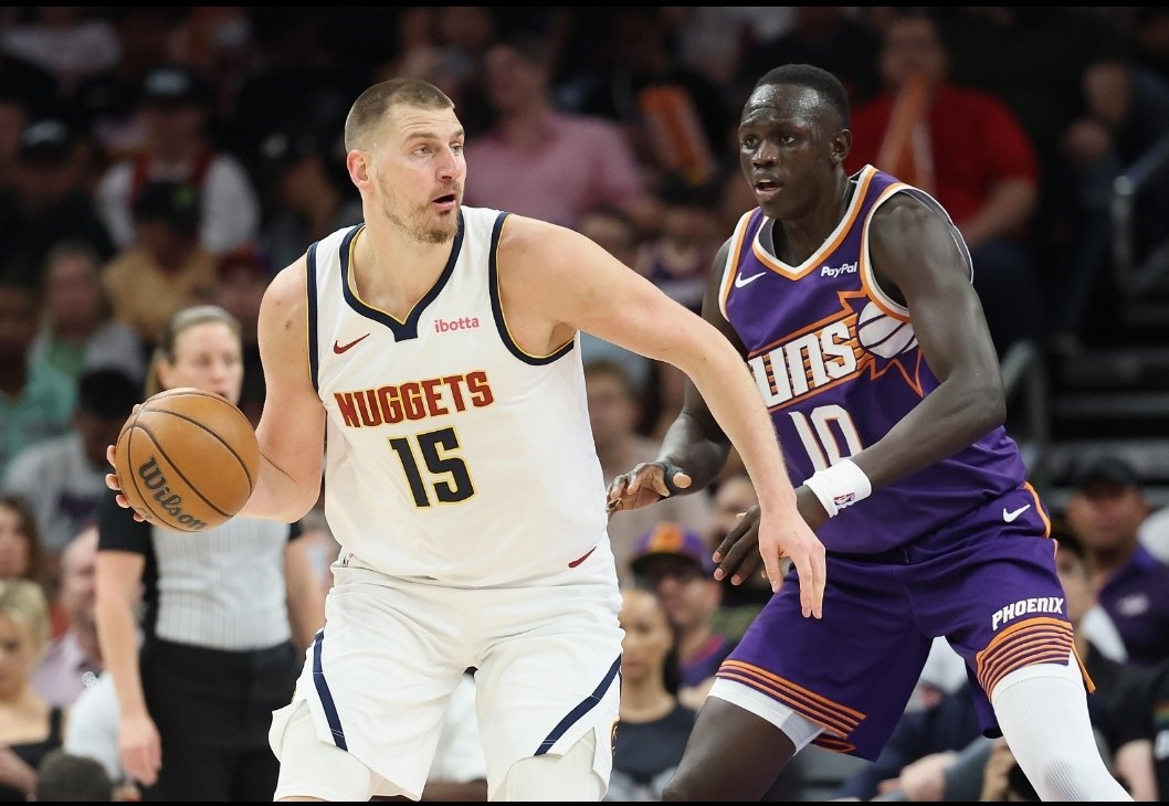 Emmanuelusoneg2's tweet photo. Nikola Jokić – An MVP-caliber center with exceptional passing and all-around play.#Basketball #NBA #Hoops #BasketballLife #NBASuperstars #GameDay #Sports #Dunk #MVP #BallIsLife #BasketballFans #Hoopers #Athlete #Champions #TrendingSports #ShaiGilgeousAlexander #NikolaJokic #Giann https://t.co/M5r8HXir1O