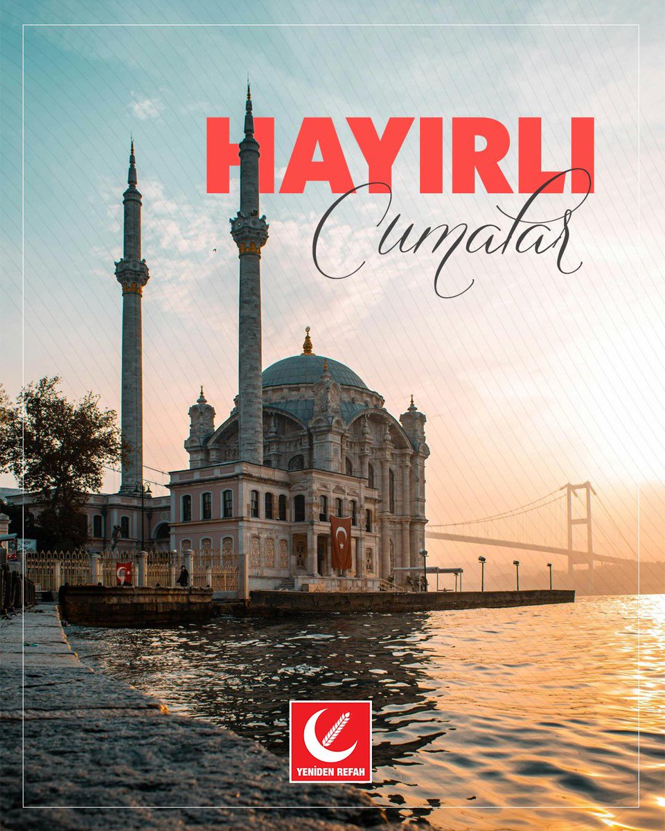 rprefahpartisi's tweet photo. Sizin en hayırlınız, ahlâk bakımından en güzel olanınızdır. ( Hadisi Şerif) 

Cumamız mübarek olsun. https://t.co/Q3gdDRfPFA