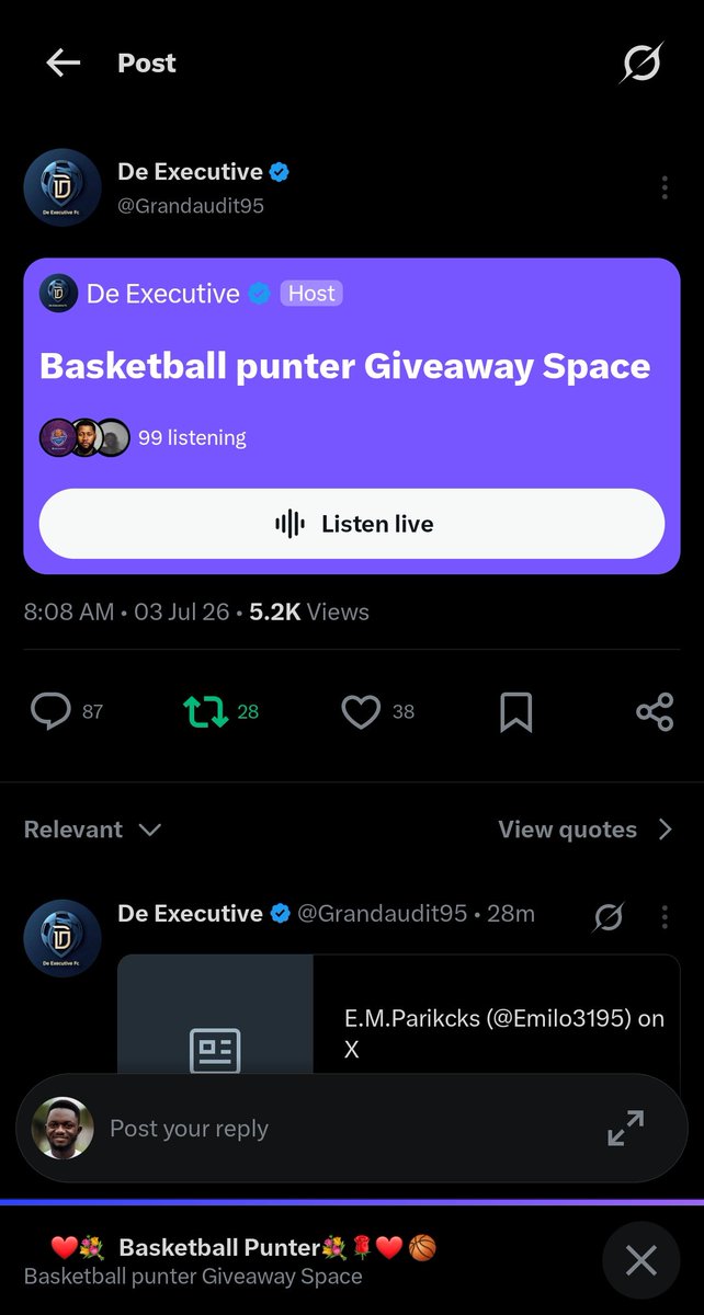 Phrugged02's tweet photo. @Grandaudit95 Space link reposted 

8137264674 
OPAY 

Thank you https://t.co/hWT0d5McTP