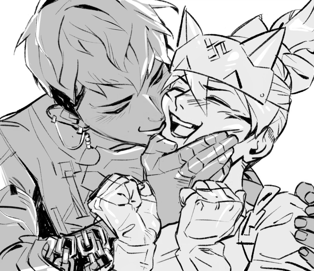 Normanis0931's tweet photo. kirizuki doodles
（使用了模版）
#overwatchfanart #kirizuki https://t.co/uatiBexpie