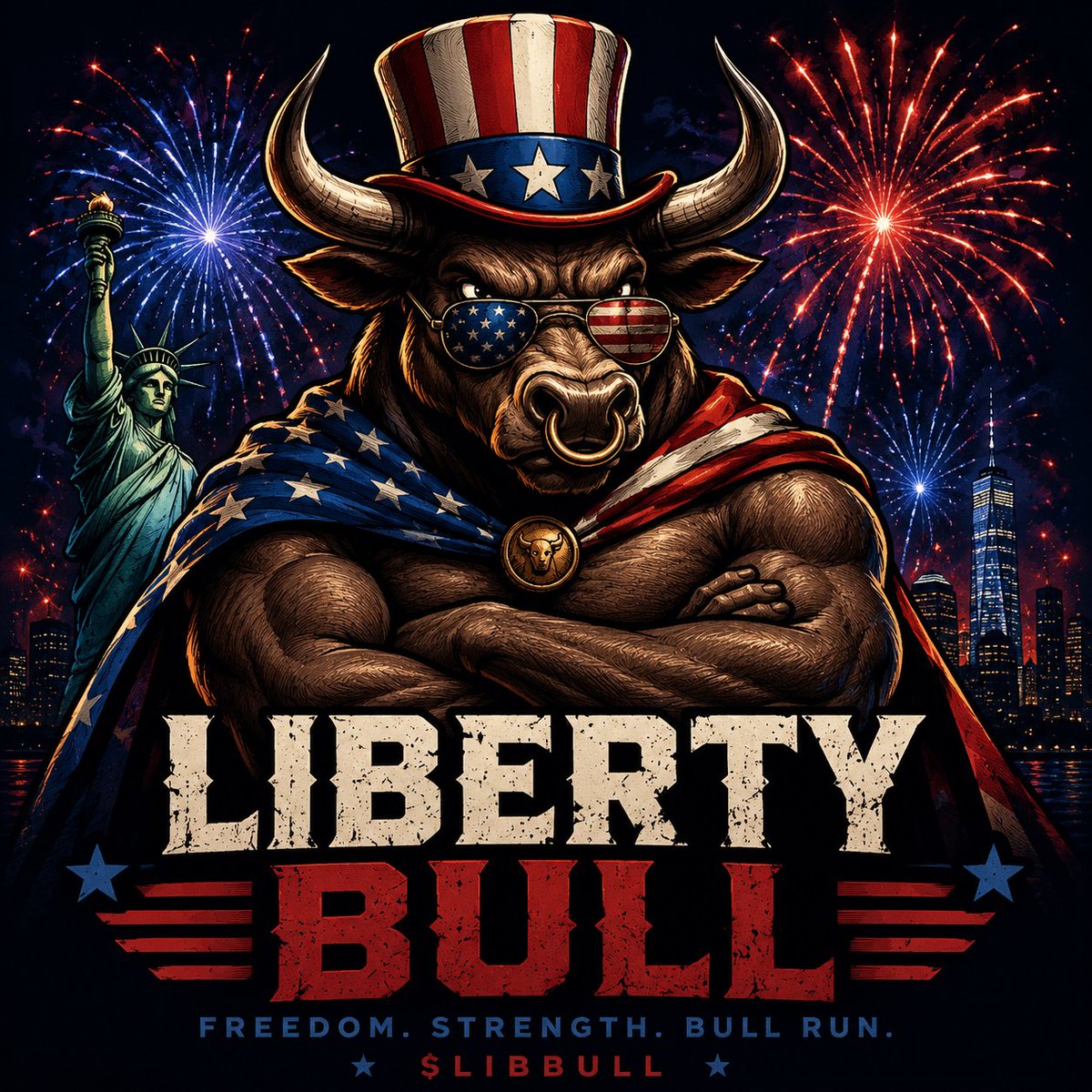 LibertyBullCoin's tweet photo. DROPING BIGGEST FREEDOM MEMECOIN ON https://t.co/bT9ZOuSEWZ IN 1 HOUR. https://t.co/WolofgItTM