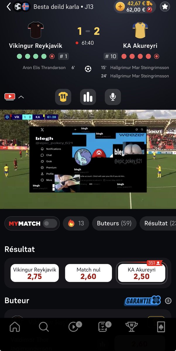 LaTeamBDT's tweet photo. Sympa le live Winamax en Islande hier 😂😂😂 https://t.co/jW0tpz3O1s