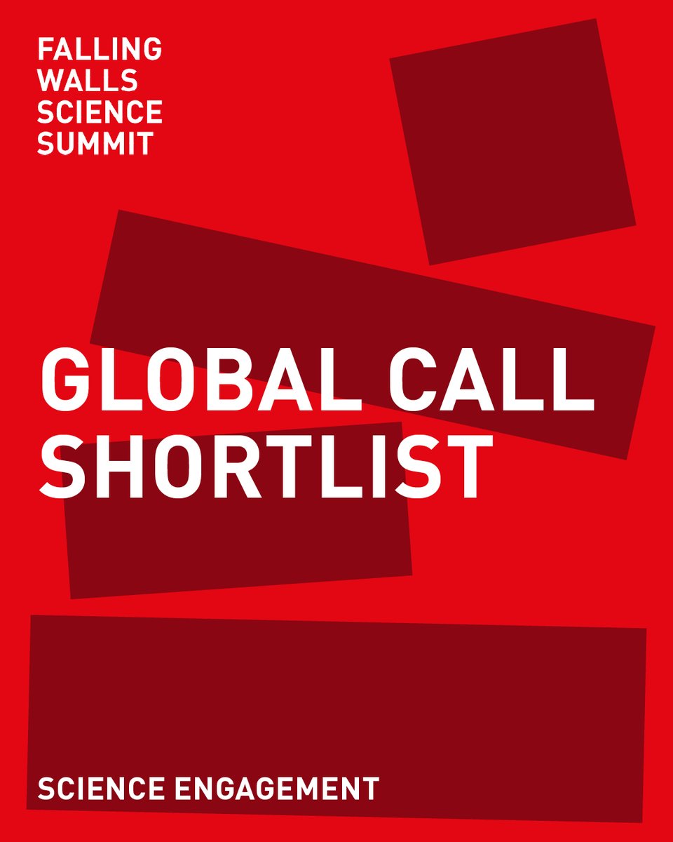 MasungiGeo's tweet photo. Shortlisted in Science Engagement (Falling Walls Engage) for the Falling Walls #GlobalCall for Science Breakthroughs 2026!
The next stage: fifteen finalists will be selected in July to pitch on 6 November at the #FallingWalls #ScienceSummit26. Excited to be in the running for the Science Breakthrough of the Year title!
#FallingWalls
#ScienceSummit26
@Falling_Walls