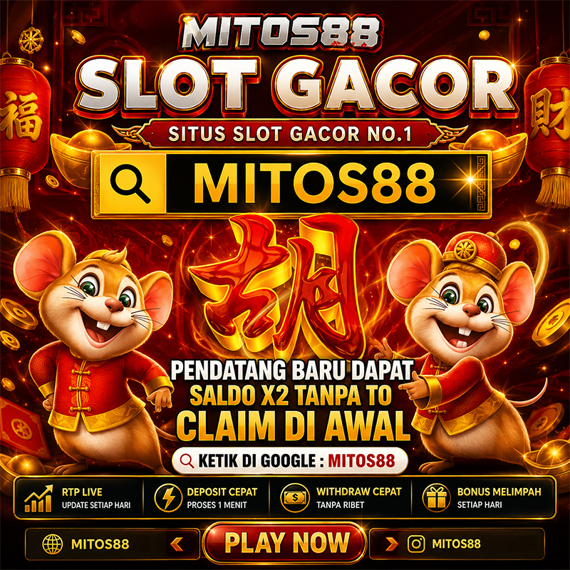 Mitos88_game's tweet photo. Mitos88 : Situs Slot Gacor No.1  Top Trending Seacrh Tahun 2026
#mitos88 #mitos88slot #slot #slotgacor #infoslotgacor #slotgacorhariini #slotmaxwin #infoslotgacor #rekomendasigameviral #ReelsIndonesia #KontenViral #4u https://t.co/Hie26On4I5