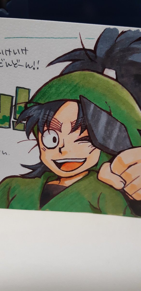 bou0222's tweet photo. 最近はシンプルに時間無くて何にも描けて無かったんだが、人様へのメッセカード描く機会があって手癖で気軽に描けるので楽しくなってきちゃった。もちょっと何か描きたいなぁ。なに描こう… https://t.co/EPOV8ujSqB