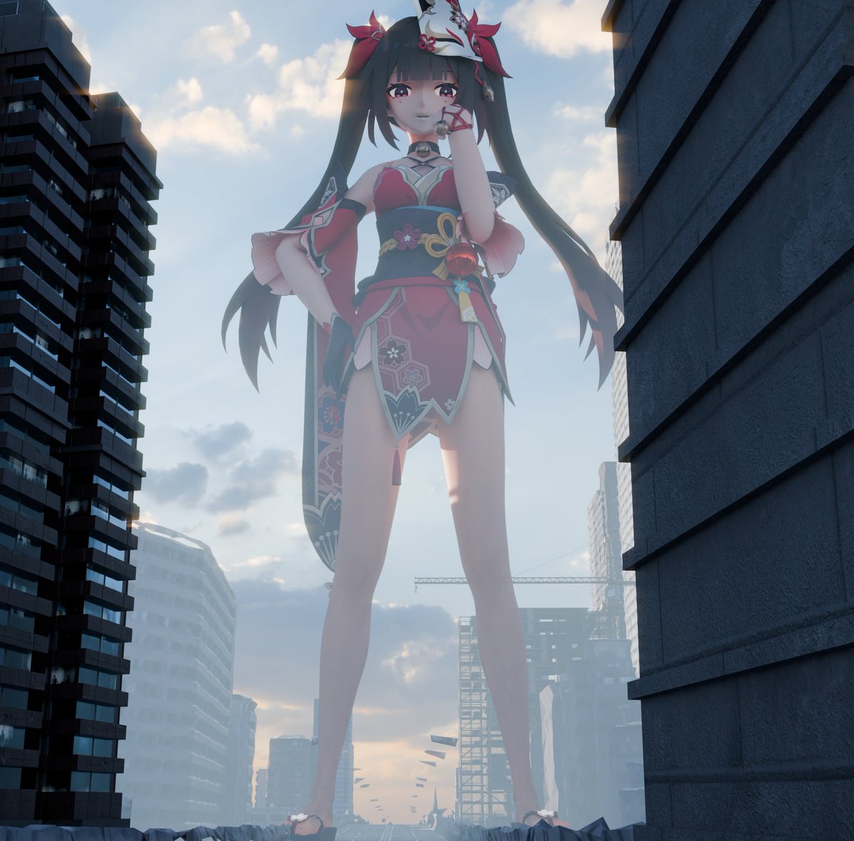 wsdr8936's tweet photo. 我正在使用blender与rpgmaker制作以崩铁同人游戏，主要包括巨大娘元素（足控，micro倍率为主）
但各方面经验都不太够，基本边学边做（所以还比较廉价），也欢迎各路大佬提供经验。 https://t.co/tz7gsS5Nz7