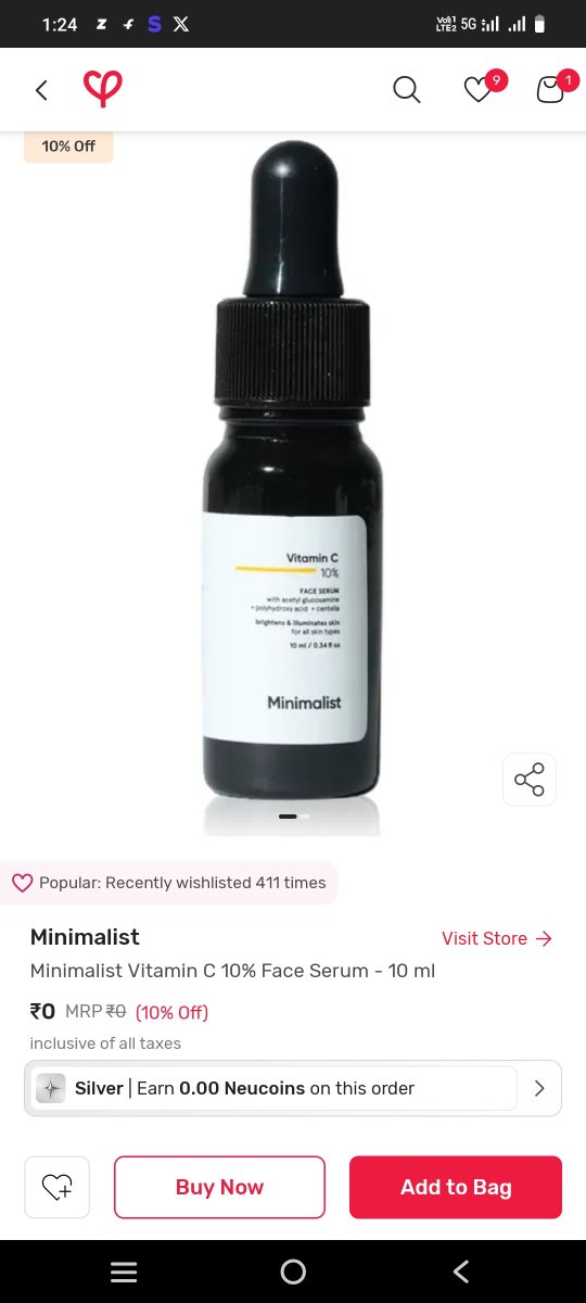 ContestPost's tweet photo. Free serum hurry up loot deal https://t.co/ABLj8tV5Md