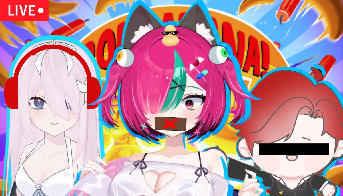 VampaowCh's tweet photo. 🔴Live │BOMBANANA! │ลิงกังสองตัวกำลังมากู้ระเบิดดด บึ้มกับสาววี ?!
อย่าลืมมาหากันน๊าาา 🦇. ˚◞♡ ⃗ ೃ༄
3/ 07 / 2026ೃ༄ 20:00 น. https://t.co/tag9LlK80S
#vtuber #vtubers #vtuberth #live2d #วีทูปเบอร์ #วีทูบเบอร์ #live #เกม #bombana #bombanana #memes #vamapow https://t.co/47QtwRNBJi