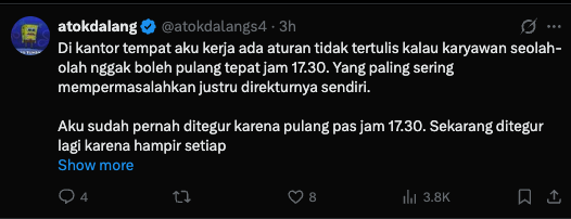 adambrotowijono's tweet photo. bisa gitu kemarennya cari kerja,paginya beli oleh oleh di wonosobo, siangnya jualan cake, sorenya ngeluh aturan kantor 🤣 https://t.co/QBF3xzHkaZ