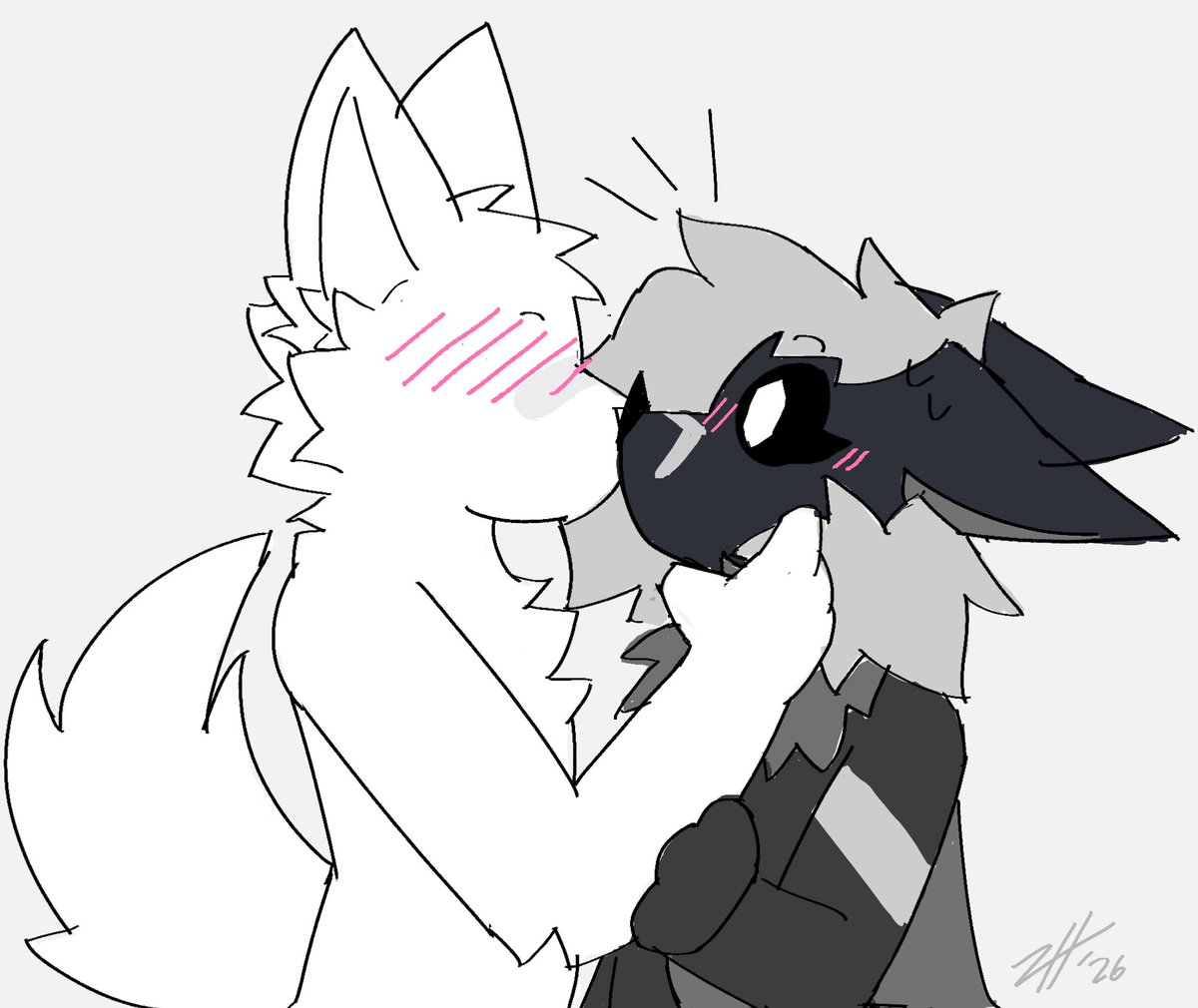 Zhodholm's tweet photo. Kiss that shy bat

Comm for inkstain https://t.co/Xu5dpB3PQw