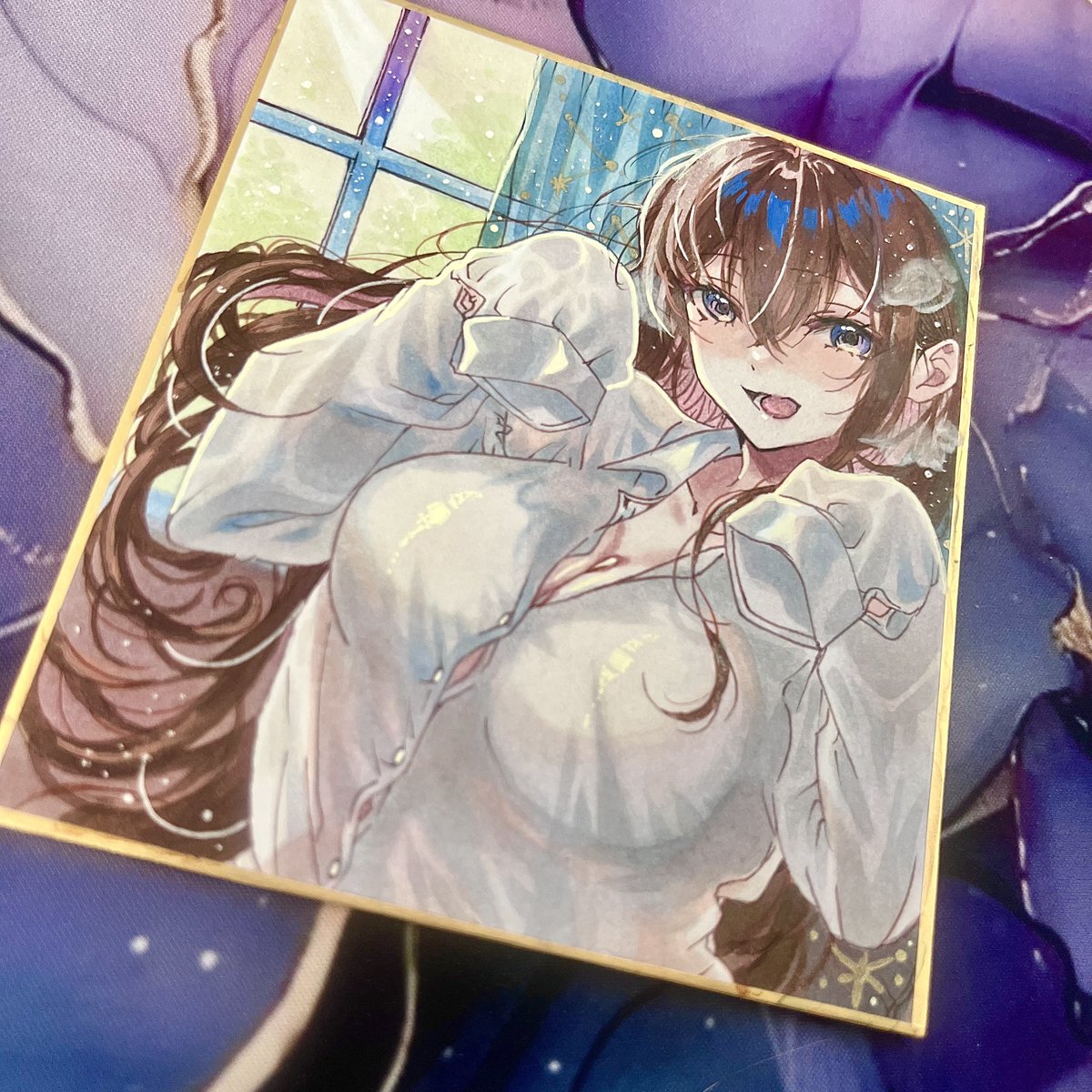 nununu386's tweet photo. だぼだぼオバケだぞ〜♡♡
オリジナルイラスト 手描きイラスト 色紙 https://t.co/WIEMXQbmSt