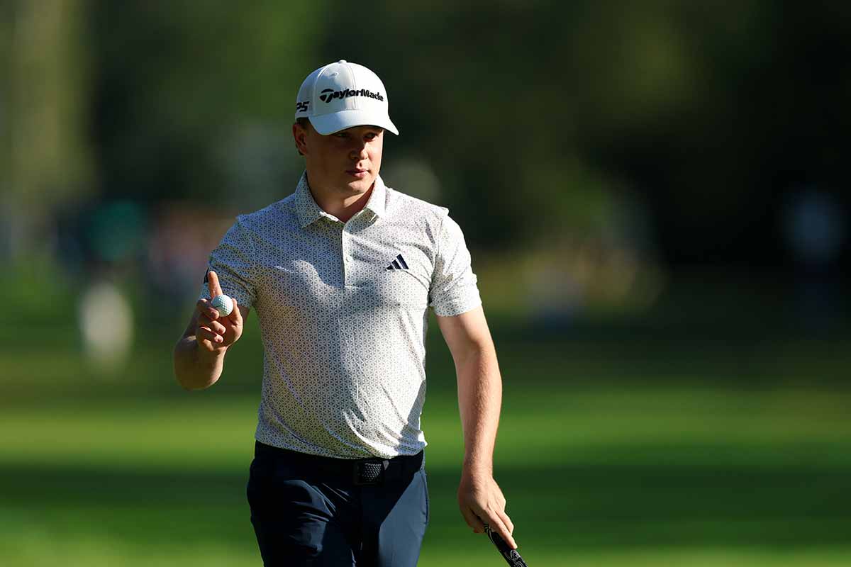 golftimer's tweet photo. South African duo Jayden Schaper and Hennie Du Plessis have taken the lead after the first round of the 37th BMW International Open, both recording scores of 64. Top German at GC München Eichenried is Matti Schmid ... #golftime #golftimer https://t.co/tArNlJjZIV