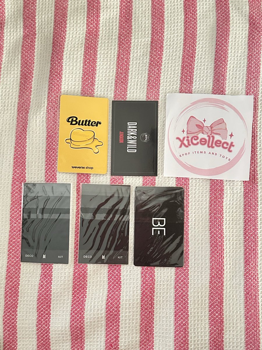 XiCollect's tweet photo. wts lfb ph

Jungkook Buttet POB + Jungkook Dark &amp; Wild Photocard Set
🎀 500 pesos
🎀 RFS: Quitting Sale.
🎀 MOP: Gcash/Maya/GoTyme
🎀 MOD: direct jnt/ sdd via lalamove (within metro manila, laguna only)
🎀 Reply mine/ DM to claim
🏷️ jk, bts, d&amp;w, bangtan, kookie https://t.co/PWXYNeMVtw