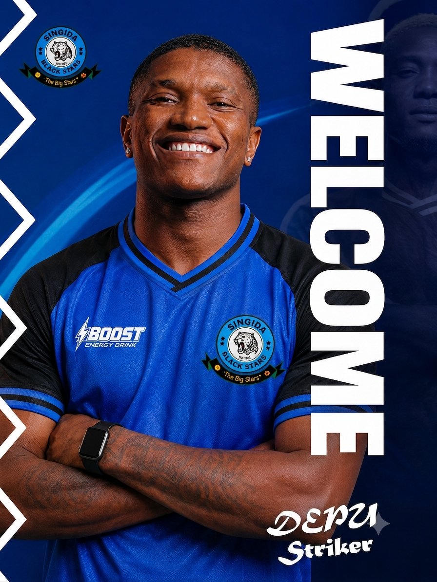 singidabssc's tweet photo. TAARIFA 

Tumefikia makubaliano na Klabu ya Yanga  kumsajili Mshambuliaji hatari DEPU kwa mkataba wa miaka miwili.

Klabu imeilipa Yanga ada ya uhamisho yenye thamani ya Dola za Kimarekani 130,000.

Karibu sana, DEPU! Tunakutakia mafanikio makubwa ukiwa sehemu ya familia yetu. https://t.co/PiLiMGBRTa