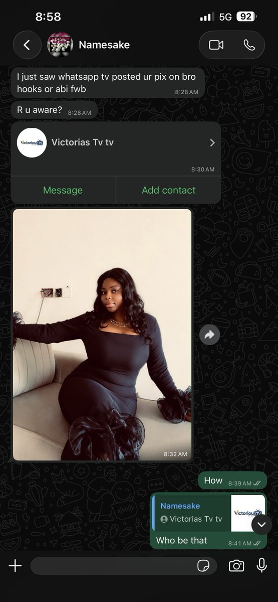 OmarUgonwanyi's tweet photo. ⚠️ DISCLAIMER ⚠️

It has come to my attention that my pictures are being used on a WhatsApp TV/hookup page without my knowledge or consent.
I want to make it clear that I have no affiliation whatsoever with that page or any account using my pictures. https://t.co/dwZeTlGDoZ