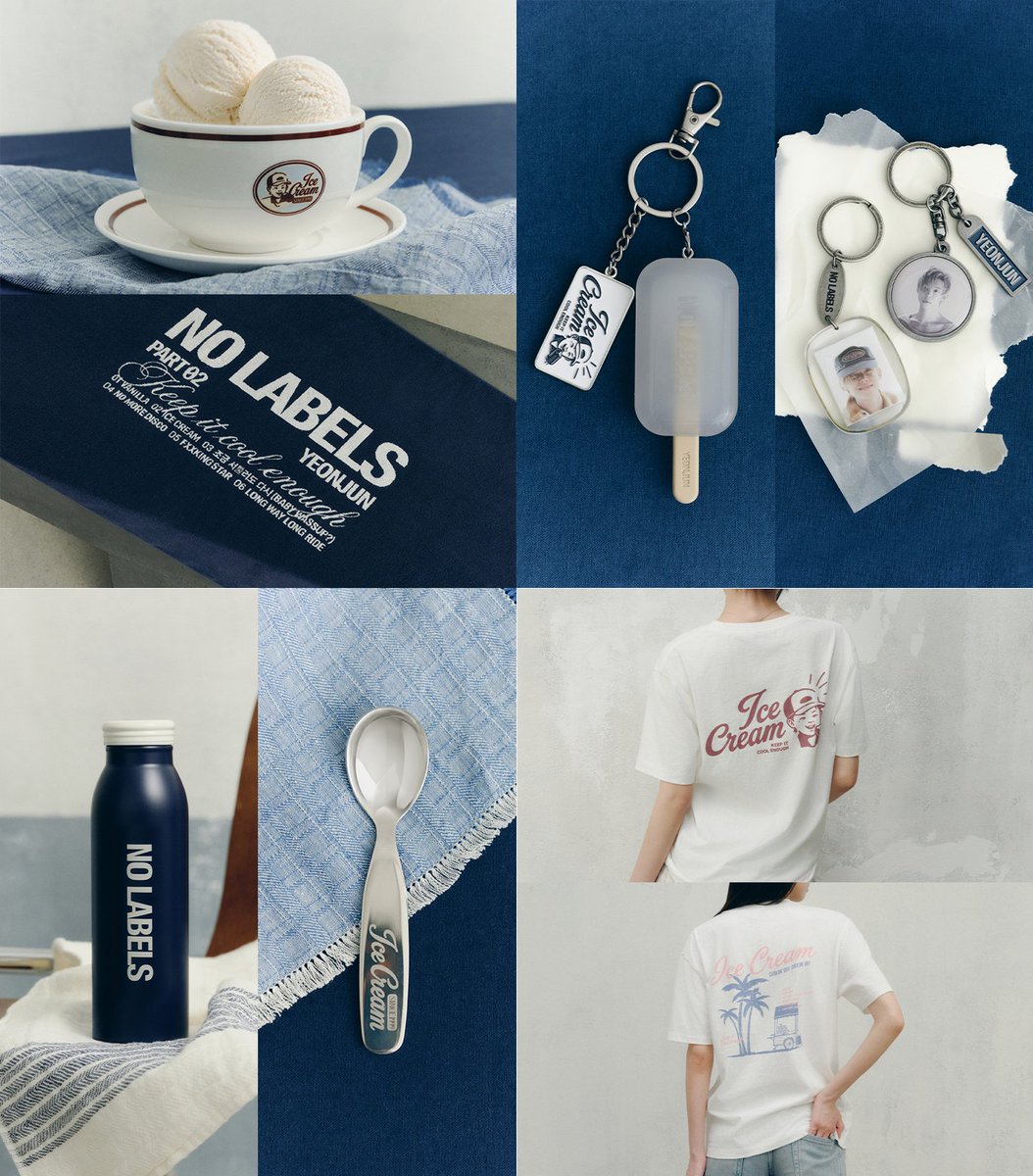 Geeez_txt's tweet photo. 'NO LABELS: PART 02' MERCH
✔️컵, 비치 타올, 키링(아이스크림, 연준 초상화, 캡모자, 스푼), 텀블러, 아이스크림 숟가락, 티셔츠, 가방,  패치, 뱃지, 스티커, 반지, 병따개, 타올

머치 미감 세상에 무슨일이야❣️
디자인부터 색감 실용성까지 다 잡았음. 진짜 다 사고싶어 어떻게하냐 ㅠㅠㅠ https://t.co/YkEkdvyoKx