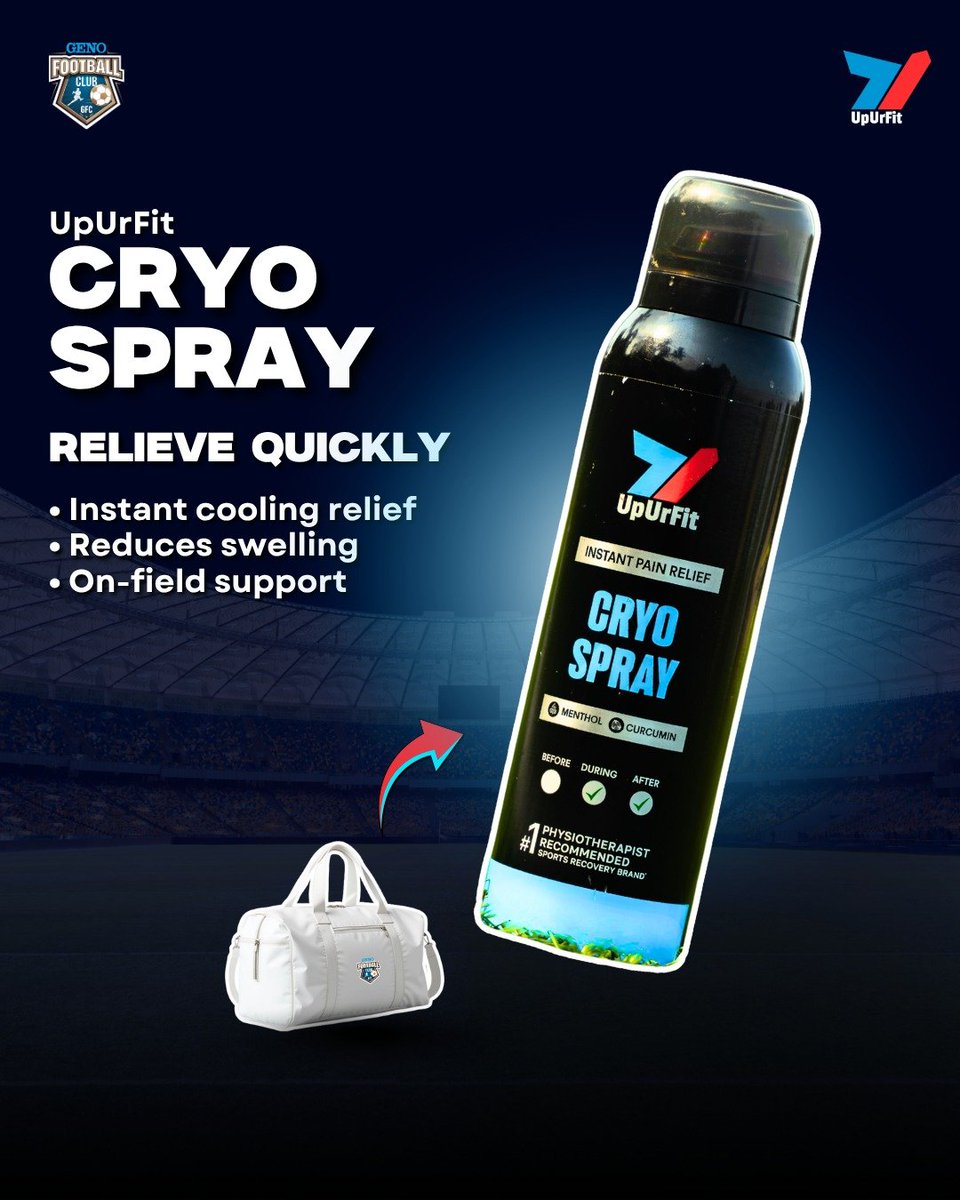 GenoFootball's tweet photo. Recovery starts before the next whistle. ⚽💪

Every product has one goal: helping our players recover stronger. https://t.co/M47sh9kdc0