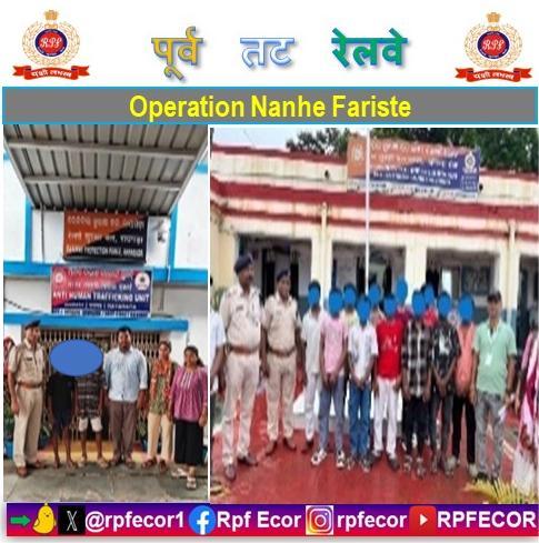rpfecor1's tweet photo. )"Beginning of new chapter! RPF/East Coast Railway rescued 13 minor boys across East Coast Railway and ensures their well-being on 02nd July 2026.
#OperationNanheFarishte @RPF_INDIA 
#ProtectingChildren https://t.co/KqOlCQtuxC