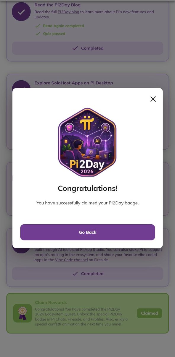ememubong_e's tweet photo. I have successfully claimed my #Pi2Day badge 🙈
But I don't know If this badge will credit me a million dollar ooooo 🙈😁

$PI to the moon 🚀
@CoreNews_2 https://t.co/MXxOKVTu7Y