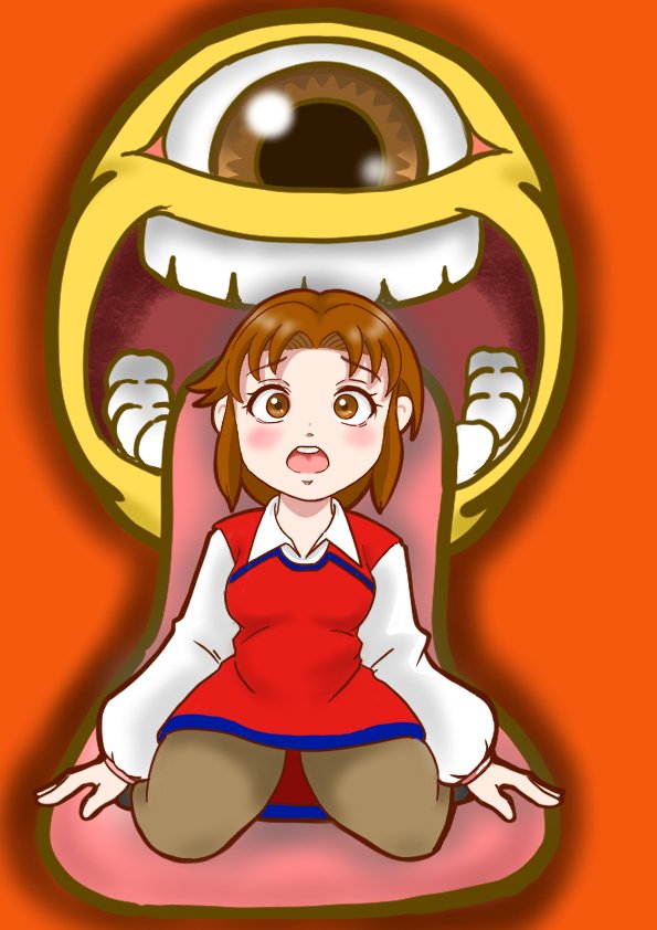 本日の落書き77日れっ！ モンスターファームからホリィとスエゾー描き