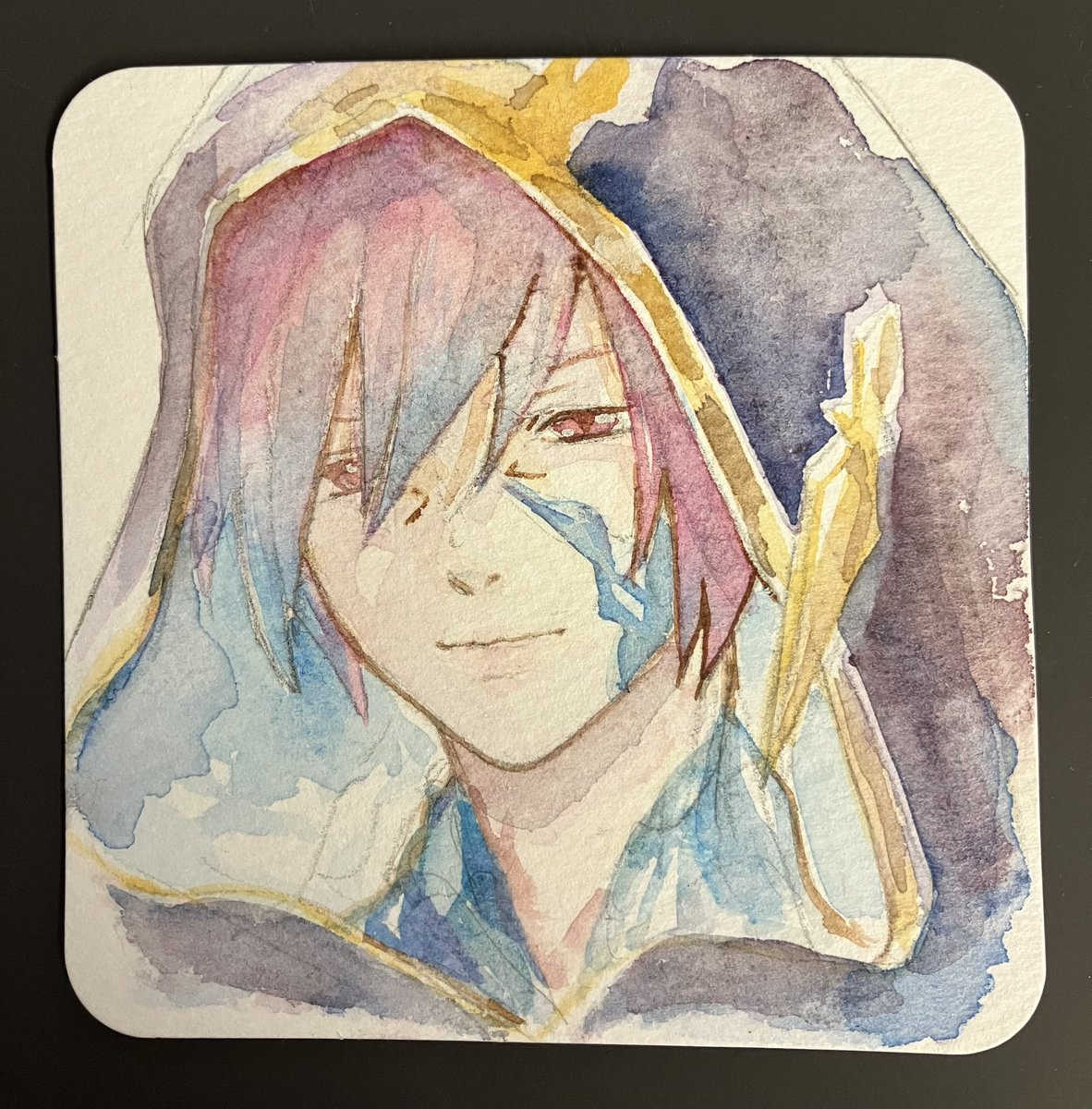 kazunokabeff's tweet photo. 水彩むずかしいー！やっぱり線画描いた方がいいんだろうなー https://t.co/3Mq2dqMo5p