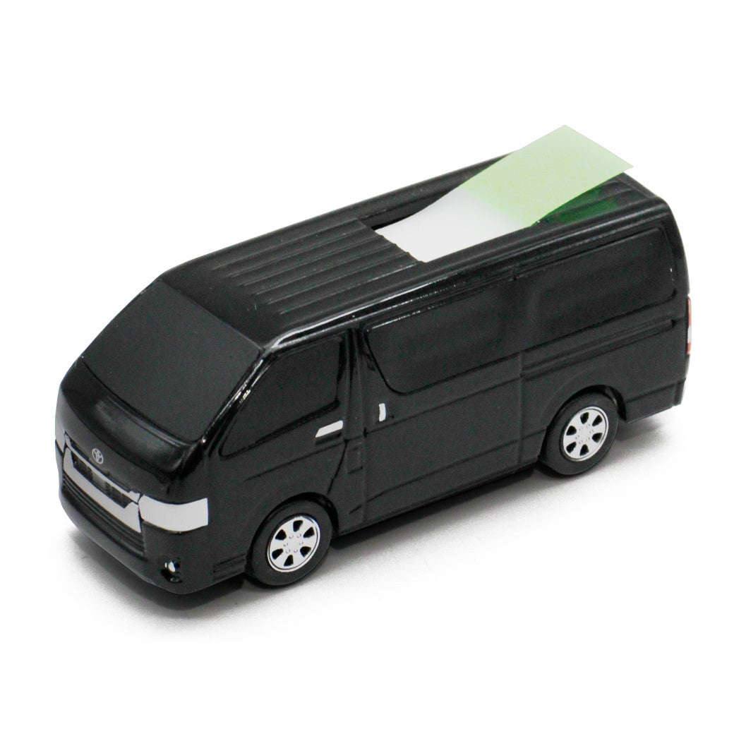 responsejp's tweet photo. トヨタ公認、「ハイエース型ふせんホルダー」予約販売開始…実車を1/64スケールで再現
https://t.co/M1RaceiSGb

#トヨタ https://t.co/2r5SxFuw8G