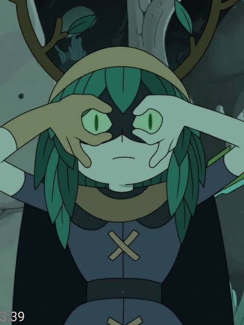 MorganSpook's tweet photo. @AsbestosDoll She’s my favorite character along with Marceline. My biggest hope for the future is that they get a storyline with each other.

It would be interesting to see how Huntress Wizard’s awkward and reserved personality clashes with Marceline’s friendly and expressive nature. https://t.co/QyT17IQwjI
