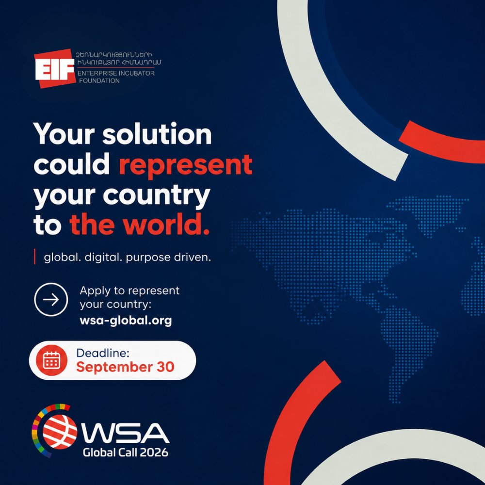 eif_hightech's tweet photo. 🔈The world doesn't know about your solution yet. Let's change that.
✅If you are interested in taking part in the WSA contest, please follow the link: https://t.co/OclkG37roz
🗓Applications deadline: 30.09.2026

#WSA2026 #SocialImpact #DigitalImpact https://t.co/AaufrfLxP4